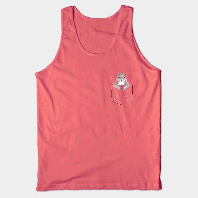 Squirrel in my pocket! Tank Top by madmonkey